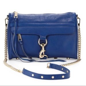 Rebecca Minkoff MAC Leather Bag Clutch Crossbody Shoulder Bag